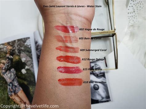 NEW YSL WATER LIP STAINS (VERNIS À LÈVRES): Lip 